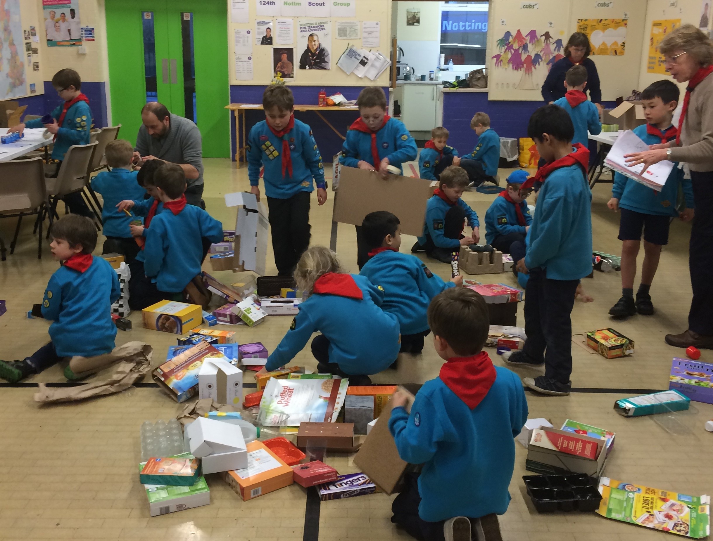 Model making for our Life in the Future task!